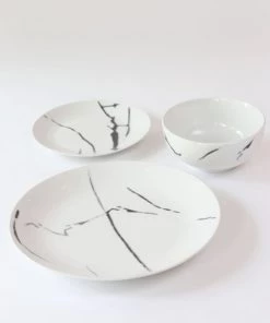 Inspire Me! Home Decor Black And White 12 Piece Dining Set