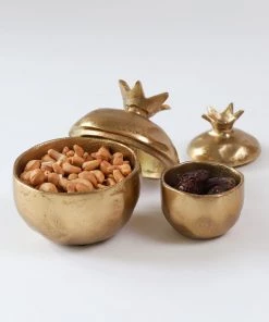 Inspire Me! Home Decor Gold Fruit Serving Dish (2 Sizes)