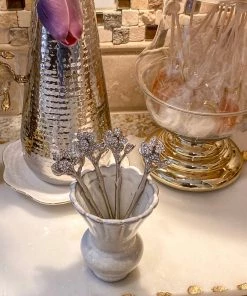 Inspire Me! Home Decor Jeweled Flower Tea Spoon (2 Colors)