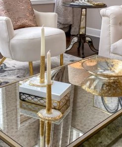 Inspire Me! Home Decor Agate Candle Holder