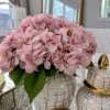 Inspire Me! Home Decor 19" Soft Pink Hydrangea Stem