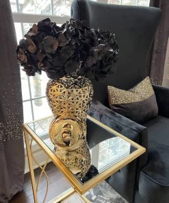 Inspire Me! Home Decor Black Hydrangea Stem