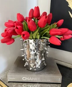 Inspire Me! Home Decor Real Touch Tulip Bouquet (8 Colors)