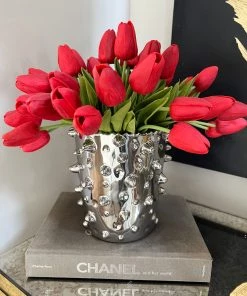 Inspire Me! Home Decor Studded Vase (2 Colors) Gold