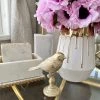 Inspire Me! Home Decor Gold Leaf Bird On Finial