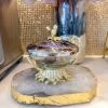 Inspire Me! Home Decor Glass Jar With Gold Branch Design And Spoon