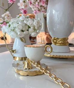 Inspire Me! Home Decor Gold Snuffer With Chain Links Design