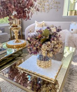 Inspire Me! Home Decor Rustic Dried Purple Hydrangea Bundle