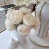 Inspire Me! Home Decor 24.5" Cream Peony Stem