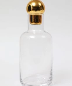 Inspire Me! Home Decor Decanter With Gold Round Top (2 Sizes)