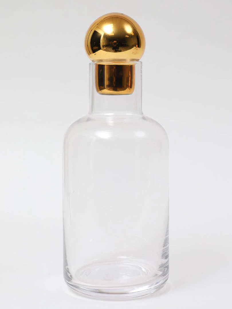 Inspire Me! Home Decor Decanter With Gold Round Top (2 Sizes)