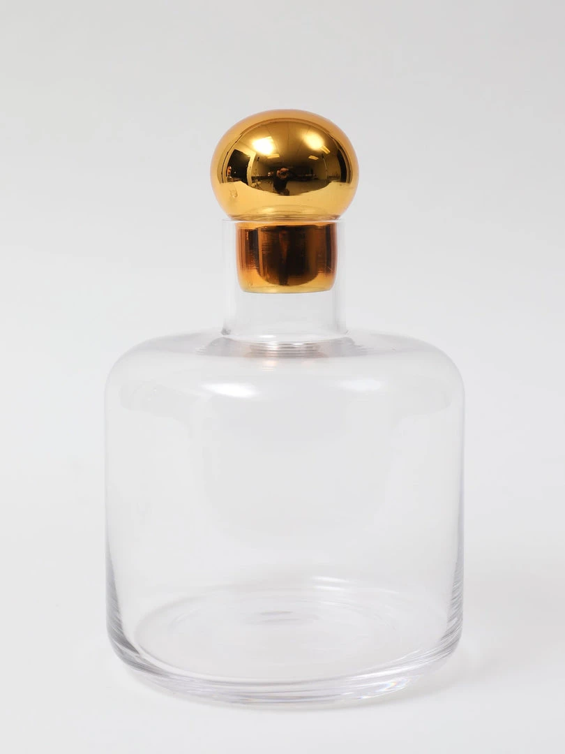 Inspire Me! Home Decor Decanter With Gold Round Top (2 Sizes)