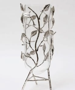 Inspire Me! Home Decor Branch Vase With Clear Glass Insert (2 Colors)