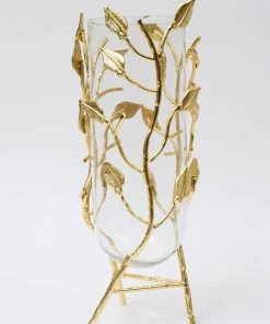 Inspire Me! Home Decor Branch Vase With Clear Glass Insert (2 Colors)