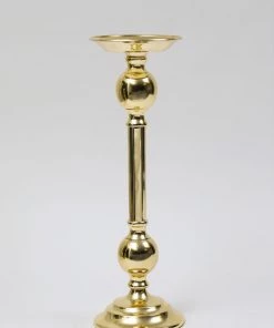 Inspire Me! Home Decor Gold Bead Detailed Candleholder (3 Sizes)