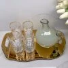 Inspire Me! Home Decor Pebbled Glass Globe Pitcher