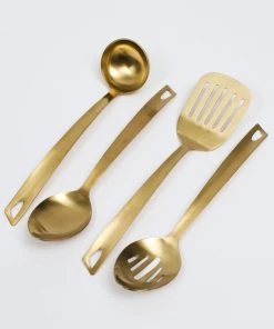 Inspire Me! Home Decor Matte Gold Mixing Spoon