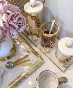 Inspire Me! Home Decor Spoon With Textured Gold Handle