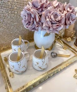 Inspire Me! Home Decor Spoon With Mosaic Design Gold Handle