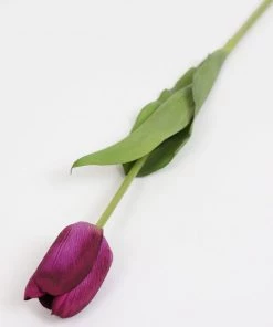 Inspire Me! Home Decor 27" Purple Real Touch Tulip