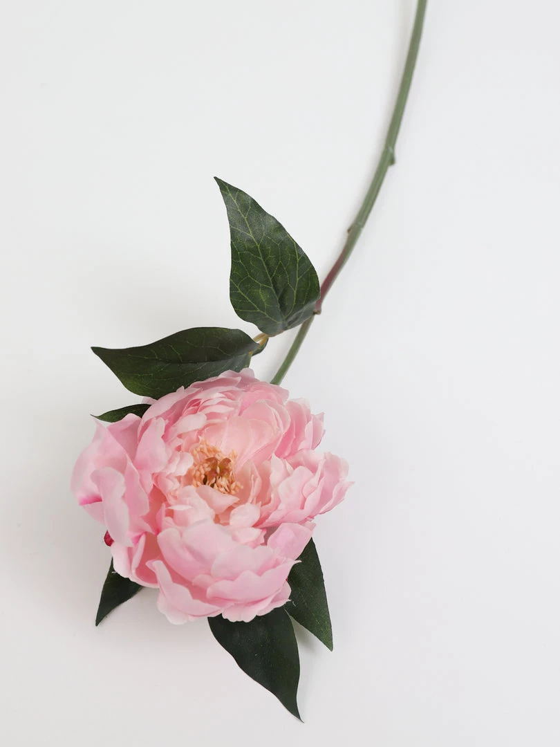 Inspire Me! Home Decor 19" Blooming Pink Peony Stem