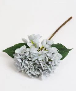 Inspire Me! Home Decor 19" Blue/Grey Hydrangea Stem