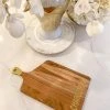 Inspire Me! Home Decor KITCHEN Wood Charcuterie Board With Gold Handle