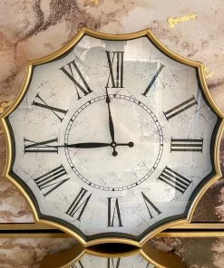 Inspire Me! Home Decor Gold Wall Clock