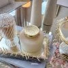 Inspire Me! Home Decor 5" Vanilla Candle With Gold Lid