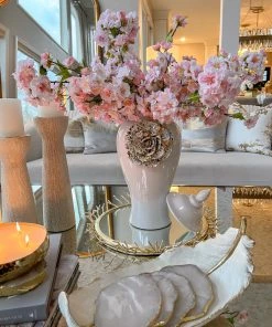 Inspire Me! Home Decor Round Decorative Mirror Tray With Gold Details