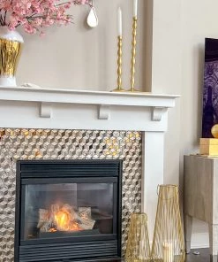 Inspire Me! Home Decor Gold Lanterns (2 Sizes)