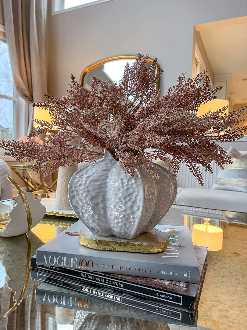 Inspire Me! Home Decor Faux Dried Blush Tones Grass Stem (2 Colors)