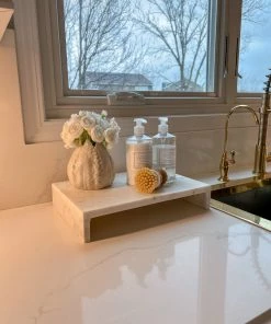 Inspire Me! Home Decor Marble Waterfall Pedestal