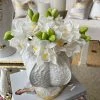 Inspire Me! Home Decor 11" White Orchid Bundle