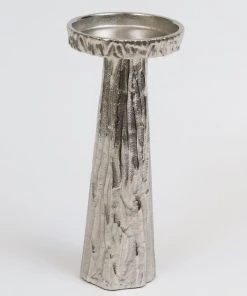 Inspire Me! Home Decor Silver Branch Pedestal Candle Holder (2 Sizes)