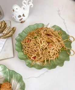 Inspire Me! Home Decor Lettuce Serving Platter KITCHEN