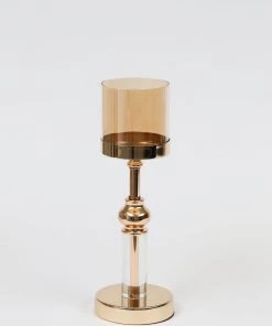 Inspire Me! Home Decor Classic Elegant Hurricane Candle Sticks (Set Of 3)