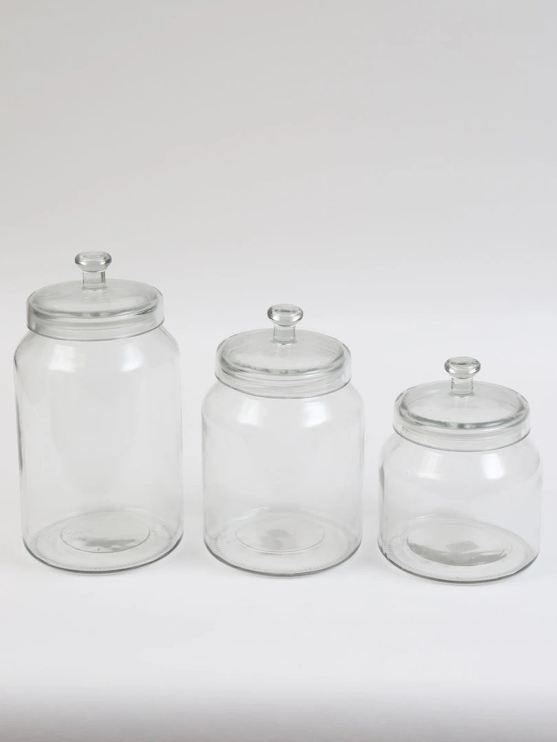 Inspire Me! Home Decor Oversized Glass Jars (3 Sizes)