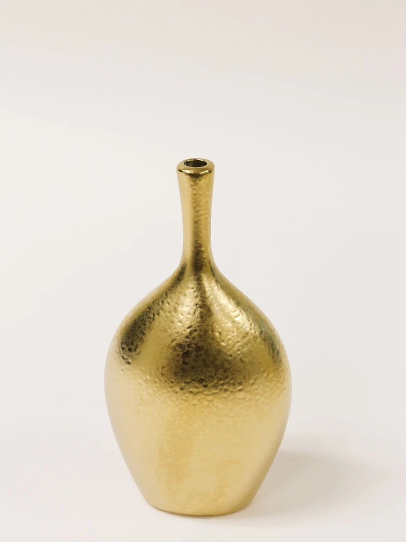 Inspire Me! Home Decor Slim Neck Hammered Texture Vase (3 Sizes)