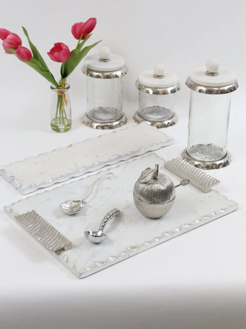 Inspire Me! Home Decor Silver Coffee Station Bundle Set