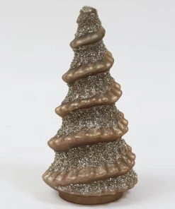 Inspire Me! Home Decor Mercury Glass Tree With Bead And Glitter Detail