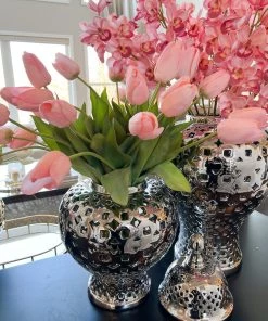 Inspire Me! Home Decor 27" Pink Real Touch Tulip Stem