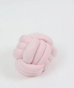 Inspire Me! Home Decor Soft Pink Velvet Knot Pillow (3 Sizes) Pillows