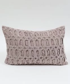 Inspire Me! Home Decor Muted Pink Velvet Down Filled Pillow Pillows