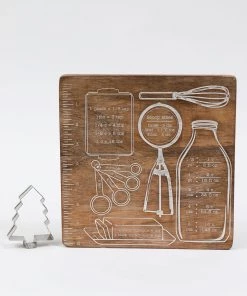 Inspire Me! Home Decor Wooden Measurement Trivet