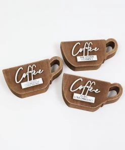 Inspire Me! Home Decor WALL ART & MIRRORS Coffee Mug Sign (3 Styles)