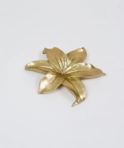 Inspire Me! Home Decor Gold Flower Wall Art