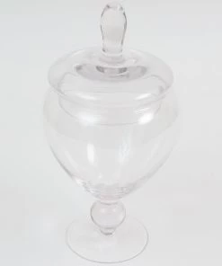 Inspire Me! Home Decor Glass Apothecary Jar With Lid (2 Sizes) Jars