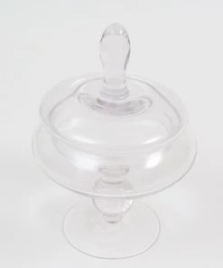 Inspire Me! Home Decor Glass Apothecary Jar With Lid (2 Sizes) Jars