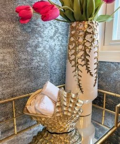 Inspire Me! Home Decor 10" Metal Shell (2 Colors)